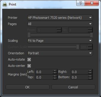 STILL - Printing dialog